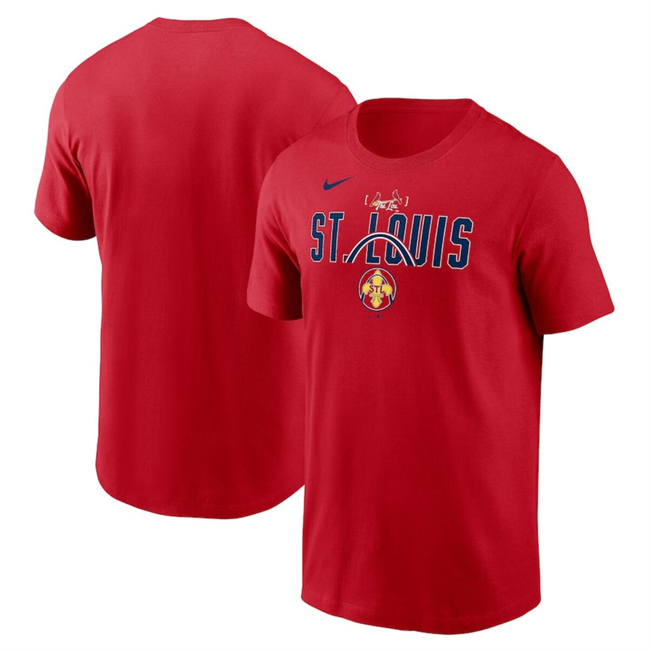 Men's St. Louis Cardinals Red 2024 City Connect Graphic T-Shirt